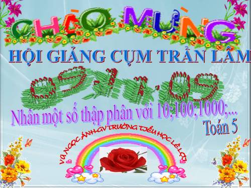 Nhân một số thập phân với 10, 100, 1000,…