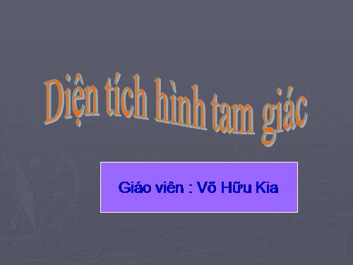 Diện tích hình tam giác