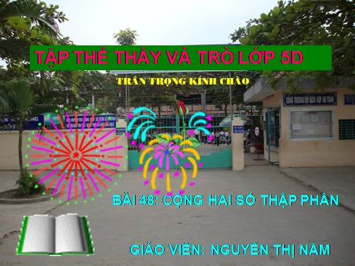 Cộng hai số thập phân