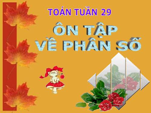 Ôn tập về phân số (tiếp theo)