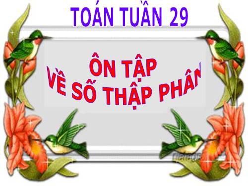 Ôn tập về số thập phân