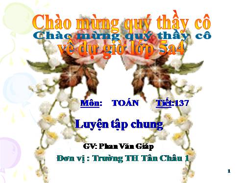 Luyện tập chung Trang 137