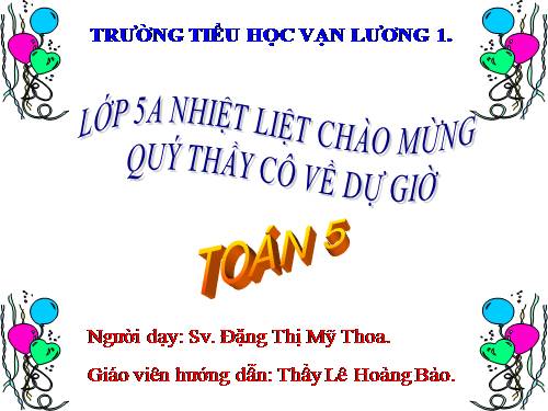 Thể tích hình hộp chữ nhật