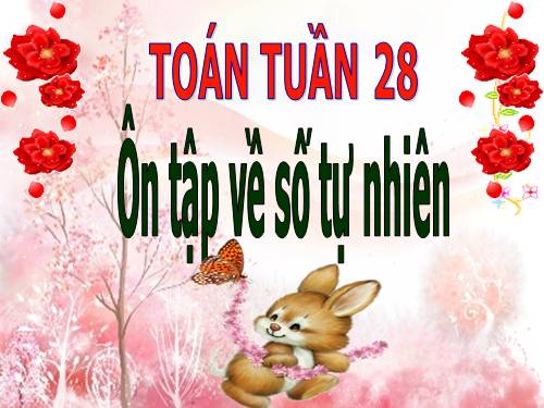 Ôn tập về số tự nhiên