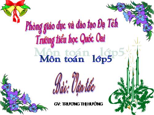 Vận tốc