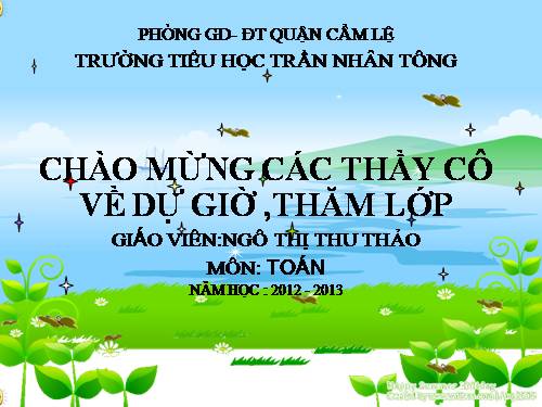 Ôn tập về đo diện tích và đo thể tích (tiếp theo)