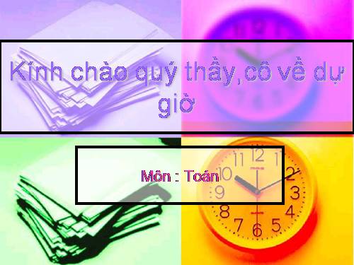 Các Bài giảng khác thuộc Chương trình Toán 5