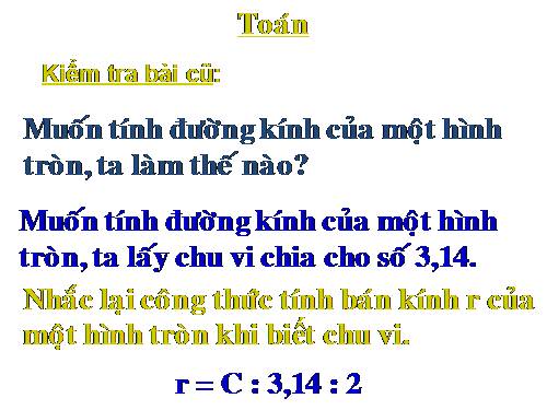 Diện tích hình tròn