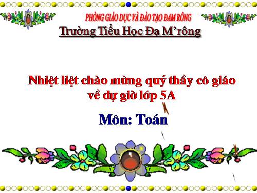 Thể tích hình hộp chữ nhật