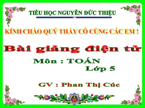 Thể tích hình hộp chữ nhật