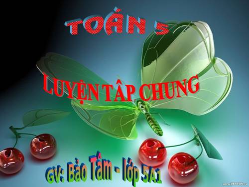 Các Bài giảng khác thuộc Chương trình Toán 5