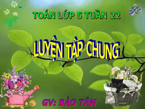 Các Bài giảng khác thuộc Chương trình Toán 5