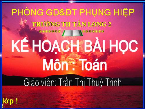 Các Bài giảng khác thuộc Chương trình Toán 5