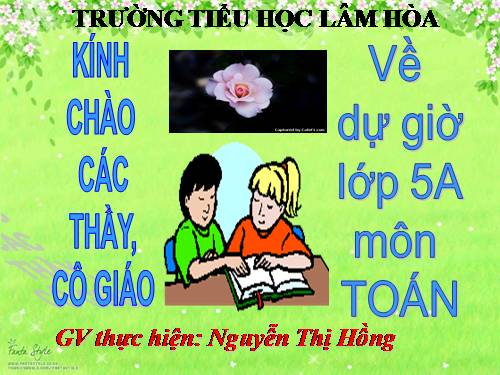 Luyện tập về tính diện tích