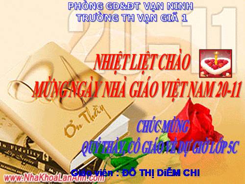 Các Bài giảng khác thuộc Chương trình Toán 5