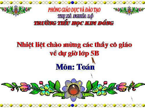 Thể tích hình hộp chữ nhật