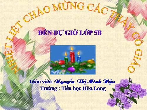 Các Bài giảng khác thuộc Chương trình Toán 5