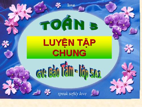 Các Bài giảng khác thuộc Chương trình Toán 5