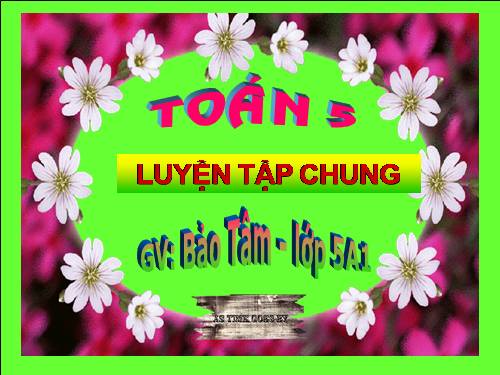 Các Bài giảng khác thuộc Chương trình Toán 5