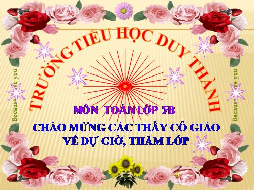 Các Bài giảng khác thuộc Chương trình Toán 5