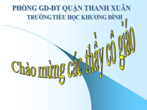 Các Bài giảng khác thuộc Chương trình Toán 5