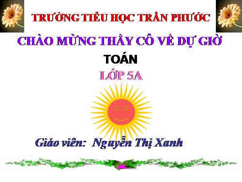 Các Bài giảng khác thuộc Chương trình Toán 5