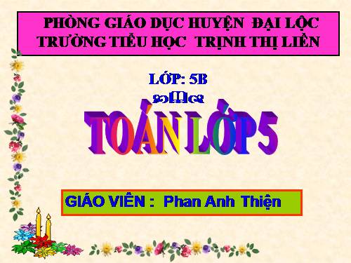 Giải toán về tỉ số phần trăm