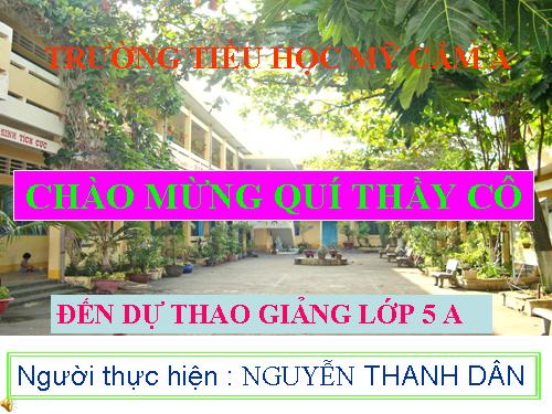 Các Bài giảng khác thuộc Chương trình Toán 5