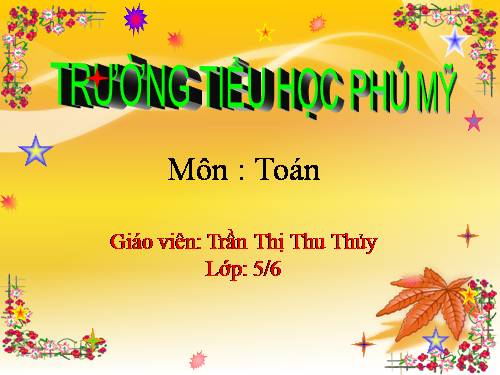 Chia một số tự nhiên cho một số tự nhiên mà thương tìm được là một số thập phân