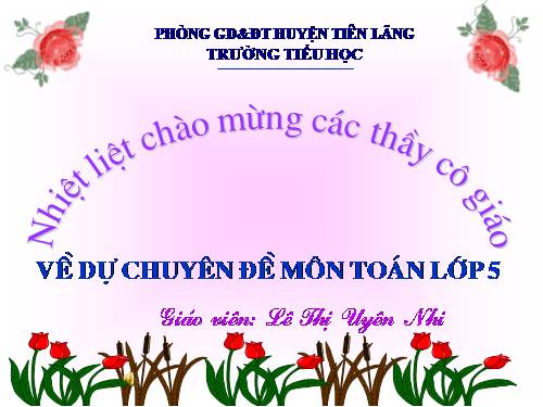 Chia một số tự nhiên cho một số thập phân