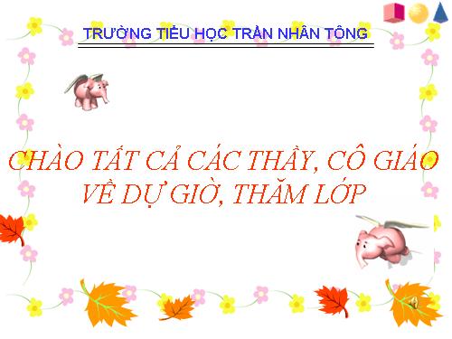 Các Bài giảng khác thuộc Chương trình Toán 5