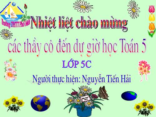 Nhân một số thập phân với một số thập phân