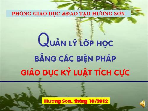 QUANLI HSBANG CAC BIEN PHAP GD KY LUAT TICH CUC