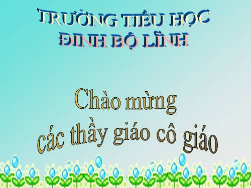 Các Bài giảng khác thuộc Chương trình Toán 5