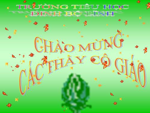 Các Bài giảng khác thuộc Chương trình Toán 5