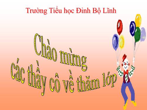 Các Bài giảng khác thuộc Chương trình Toán 5