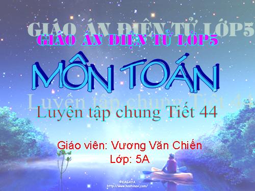 Các Bài giảng khác thuộc Chương trình Toán 5