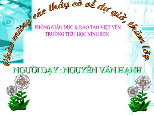 Các Bài giảng khác thuộc Chương trình Toán 5