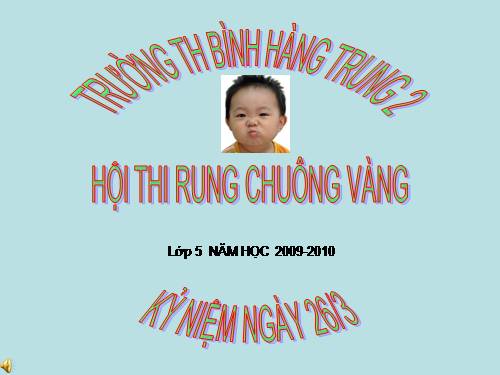 Rung chuông vàng khối 5 HK2