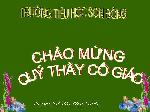 Các Bài giảng khác thuộc Chương trình Toán 5