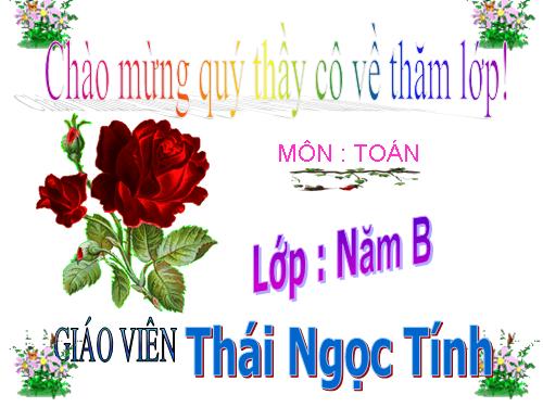 Số thập phân bằng nhau