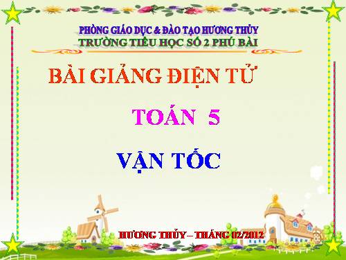 Vận tốc