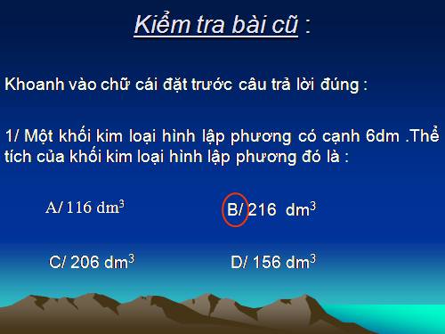 Giới thiệu hình trụ. Giới thiệu hình cầu