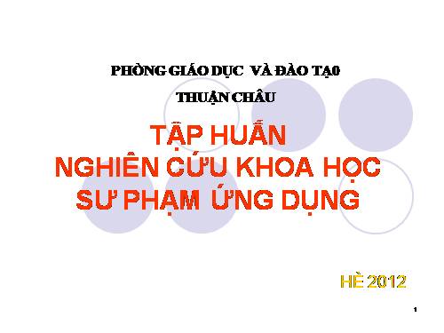 Hướng dẫn thực hiện đề tài ( Nghiên cứu sư phạm CNUD)