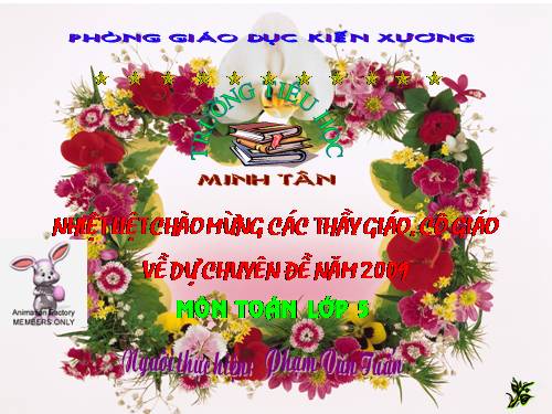 Chia một số thập phân cho một số thập phân