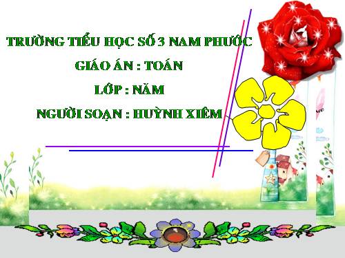 Nhân một số thập phân với một số thập phân