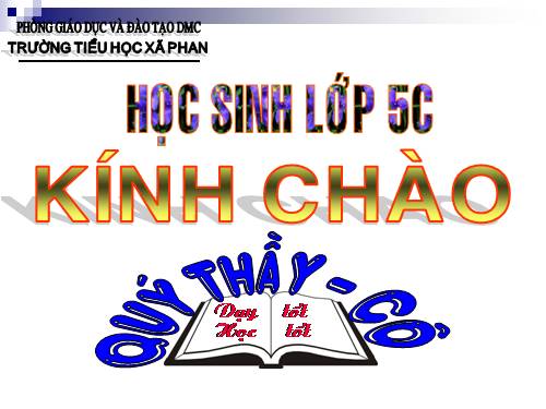 Các Bài giảng khác thuộc Chương trình Toán 5