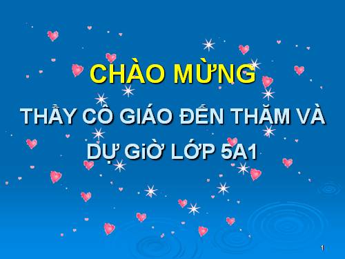 Các Bài giảng khác thuộc Chương trình Toán 5