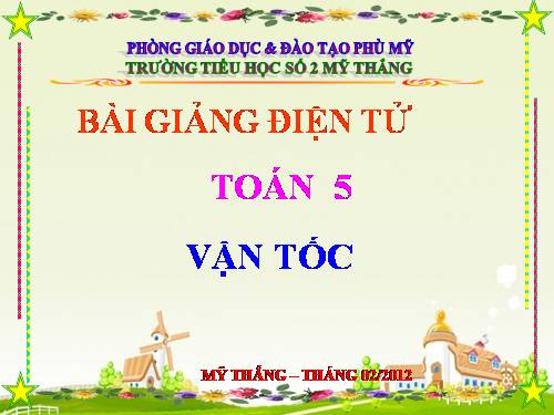 Vận tốc