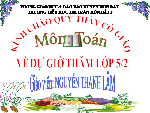 Ôn tập về số thập phân (tiếp theo)